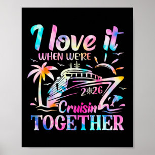 Póster Crucero Familiar 2026 Me Encanta Cuando Estamos Na