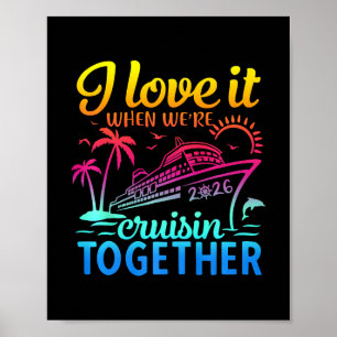 Póster Crucero Familiar 2026 Me Encanta Cuando Estamos Na