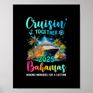 Póster Crucero Familiar Bahamas 2025 Vacaciones en Crucer