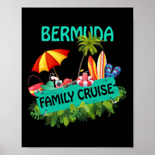 Póster Crucero Familiar Bermudas 