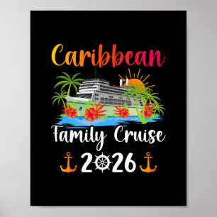 Póster Crucero familiar caribeño 2026 Cruceros familiares