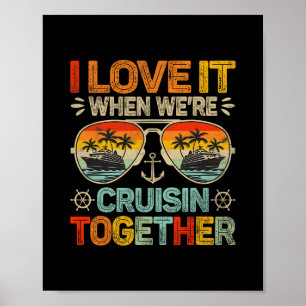 Póster Crucero Familiar Crucero Me Encanta Cuando Estamos