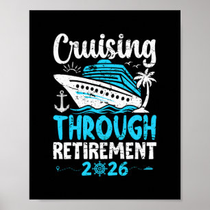 Póster Crucero por la jubilación 2026 Crucero de jubilaci