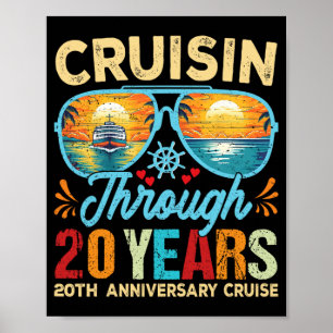Póster Cruceros a lo largo de 20 años 20º aniversario del