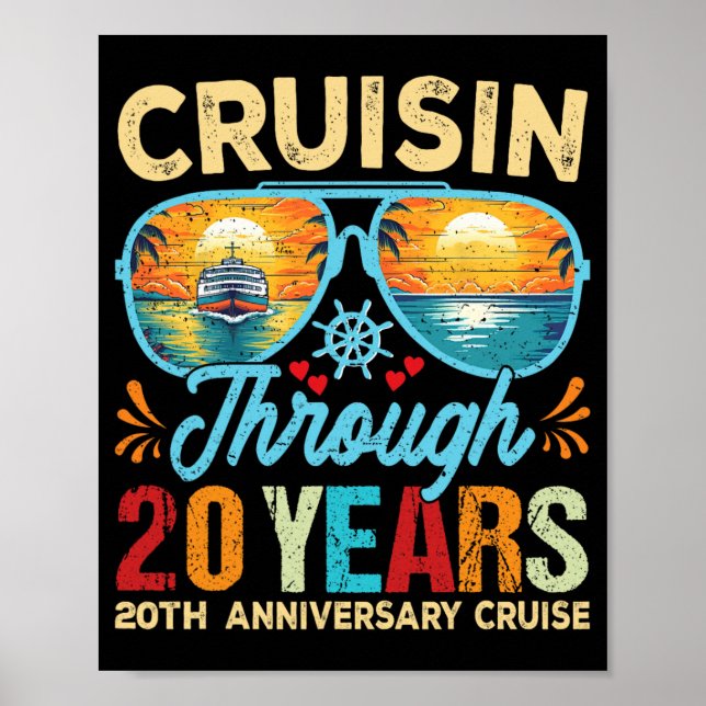 Póster Cruceros a lo largo de 20 años 20º aniversario del (Frente)
