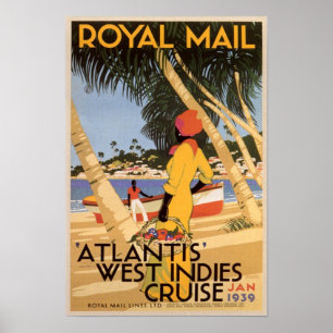Póster Cruceros Atlantis West Indies