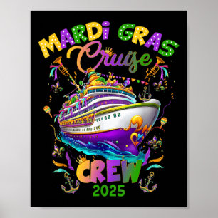 Póster Cruceros de Carnaval Mardi Gras 2025