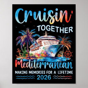 Póster Cruceros de vacaciones familiares Mediterráneos 20