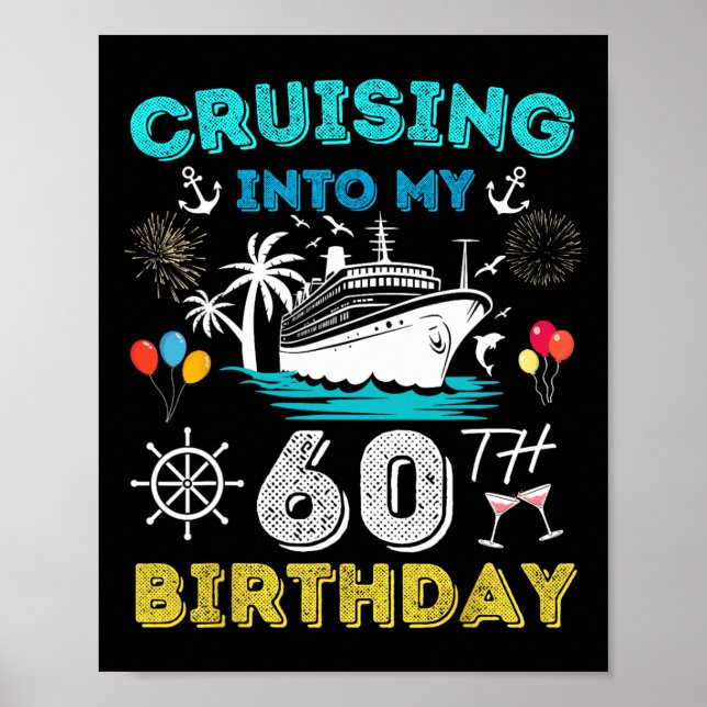 Póster Cruceros en mi crucero de 60 años (Frente)