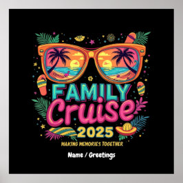 Póster Cruceros familiares 2025 Reuniendo Recuerdos