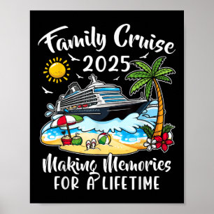 Póster Cruceros familiares de vacaciones 2025