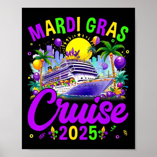 Póster Cruceros familiares en el Carnaval de Mardi Gras 2 (Frente)