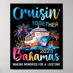 Póster Cruceros familiares juntos Bahamas 2025
