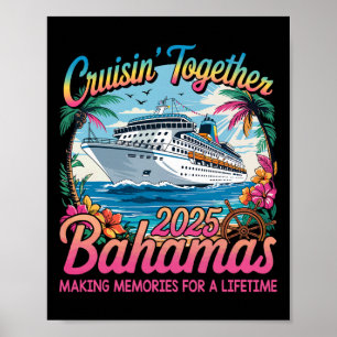 Póster Cruceros familiares juntos Bahamas 2025