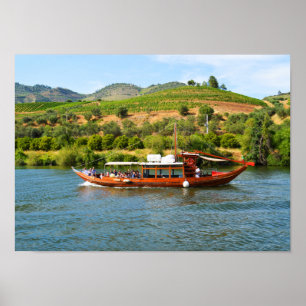 Póster Cruceros por el río Douro en Portugal