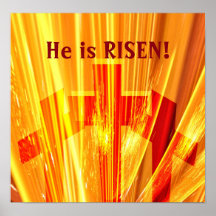 Cruces de resplandor dorado