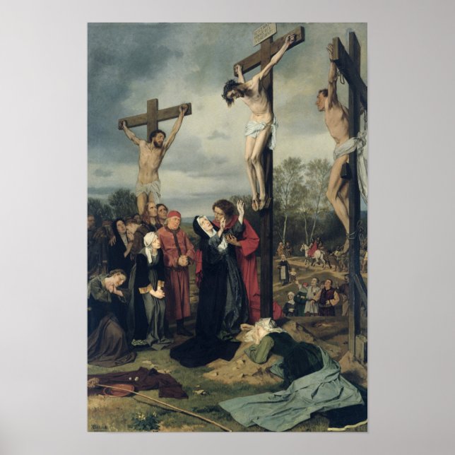 Póster Crucifixión, 1873 (Frente)
