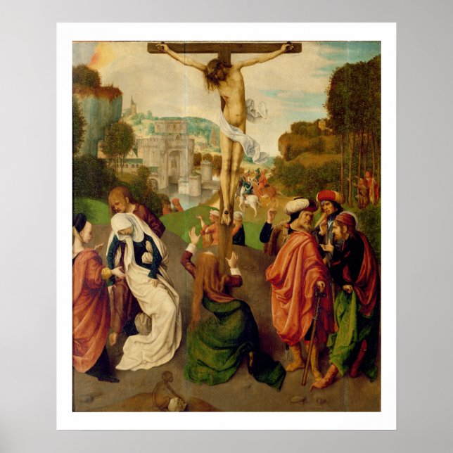 Póster Crucifixión (aceite en el panel) (Frente)