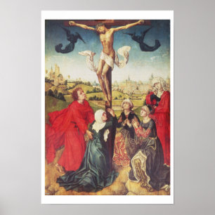 Póster Crucifixión, c.1510 (aceite en el panel)