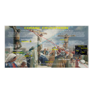 Póster Crucifixión cósmico