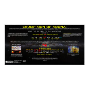 Póster Crucifixión de Adonai
