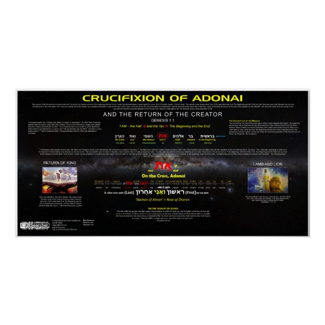 Póster Crucifixión de Adonai (Anverso)
