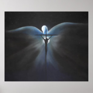 Póster Crucifixión de Cristo con el Espíritu Santo