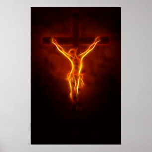 Póster Crucifixión de Jesús deslumbrante