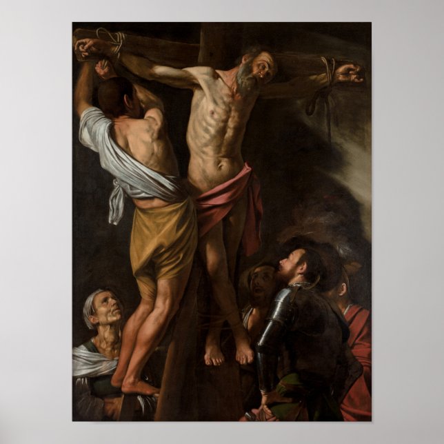 Póster Crucifixión de San Andrés por Caravaggio - Poster (Frente)