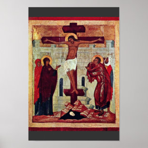 Póster Crucifixión Por El Ministro Der Schule Von Nowgoro