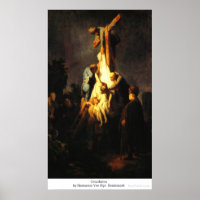Crucifixión por Harmensz Van Rijn Rembrandt