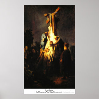 Póster Crucifixión por Harmensz Van Rijn Rembrandt