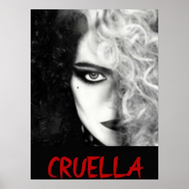 PÓSTER CRUELLA DE VIL (Frente)