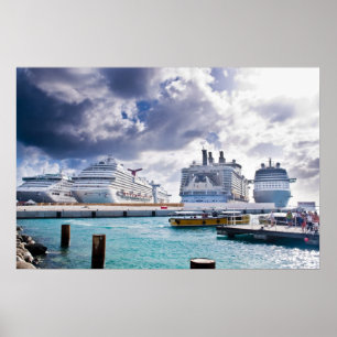 Póster Cruise Ships