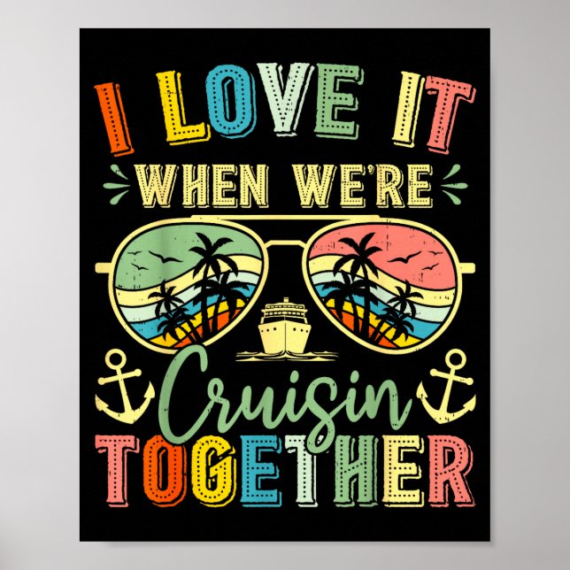 Póster Cruise Squad 2026 Family Group Matching Summer Vac (Frente)