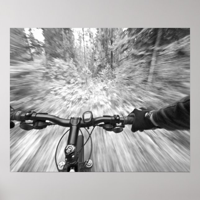 Póster Cruising down a buff section of singletrack 2 (Frente)