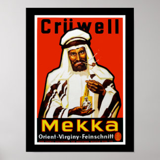 Póster Cruwell Mekka Tobacco