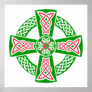 Póster Cruz celta