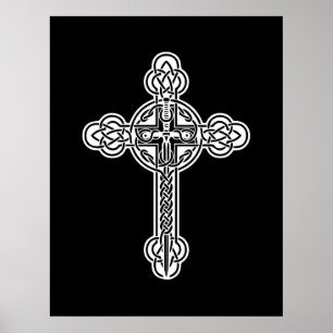Póster Cruz celta
