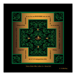 Póster Cruz Celta del Huevo Dragon