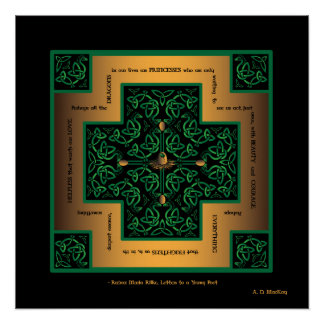 Póster Cruz Celta del Huevo Dragon