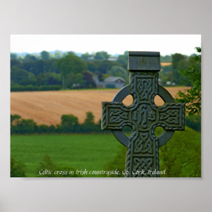Póster Cruz Celta Irlandesa, Irlanda