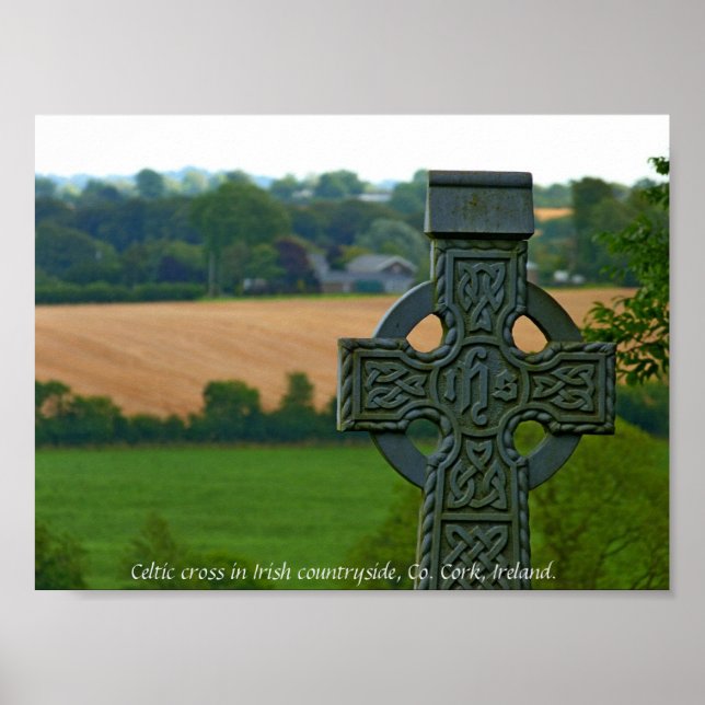 Póster Cruz Celta Irlandesa, Irlanda (Frente)
