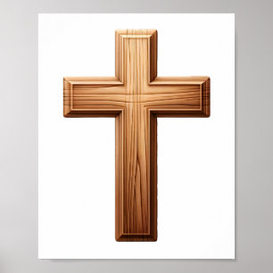 Póster Cruz cristiana