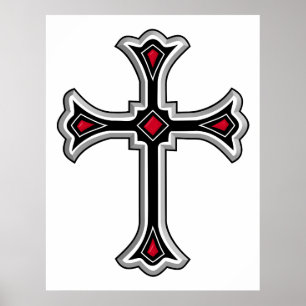 Póster Cruz cristiana