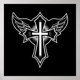 Póster Cruz cristiana