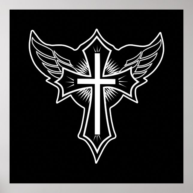 Póster Cruz cristiana (Frente)