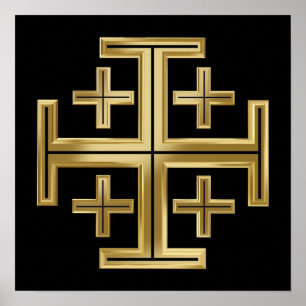 Póster Cruz cristiana