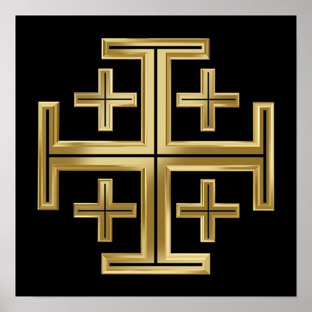 Póster Cruz cristiana (Frente)