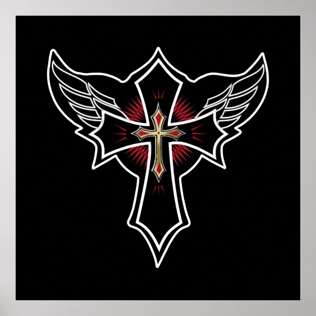 Póster Cruz cristiana (Frente)